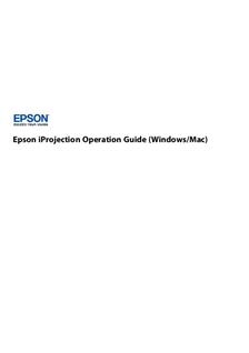 Epson EB S31 manual. Camera Instructions.